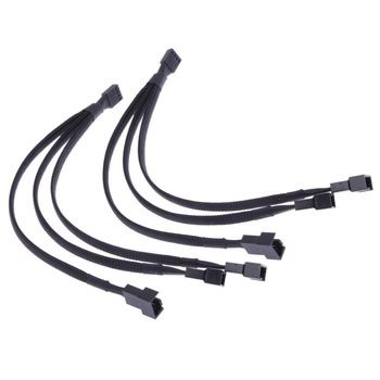 Set 2 buc Cablu FAC PWM Fan Splitter, 25 cm Set 2 buc Cablu FAC PWM Fan Splitter, 25 cm