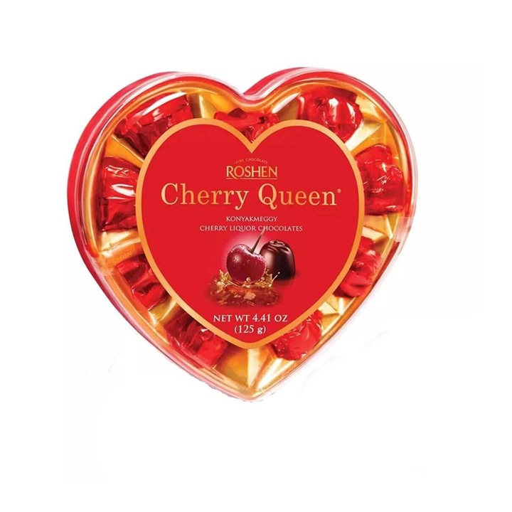 Roshen Cherry Queen cukorka, dobozonként 10 db, 125g