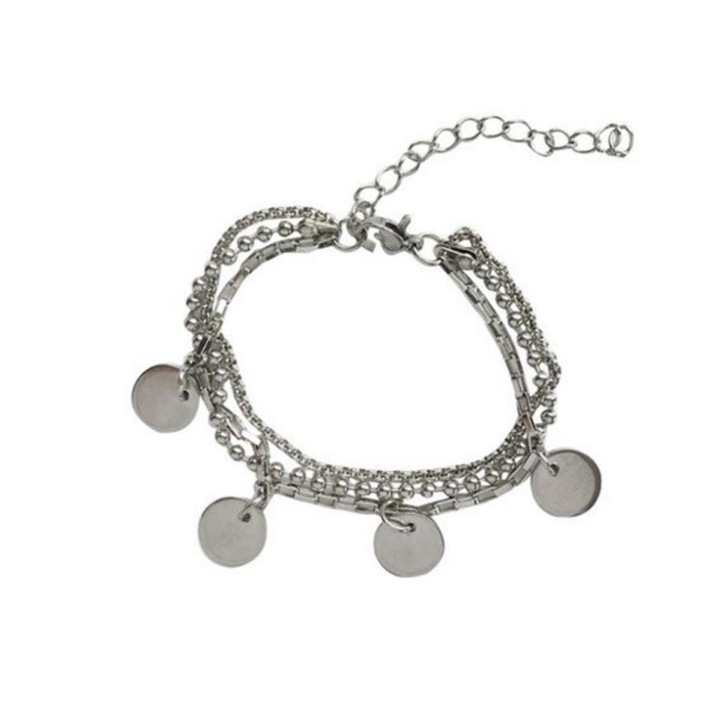 Гривна Pili-Paradise, регулируема, сребрист