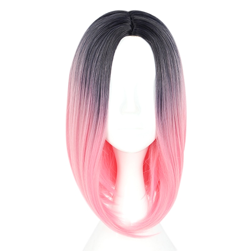 Peruca de petrecere ombre roz, marime universala