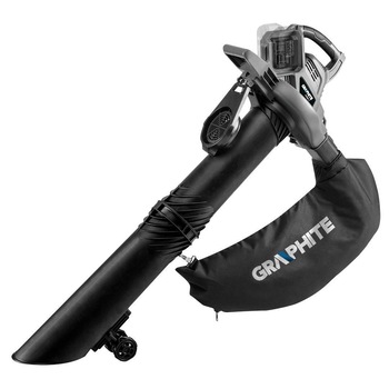 Aspirator, suflanta, de gradina, 2x18V, Li-ion (acumulatori neinclusi), sac colector 35 L, Graphite Energy Aspirator, suflanta, de gradina, 2x18V, Li-ion (acumulatori neinclusi), sac colector 35 L, Graphite Energy