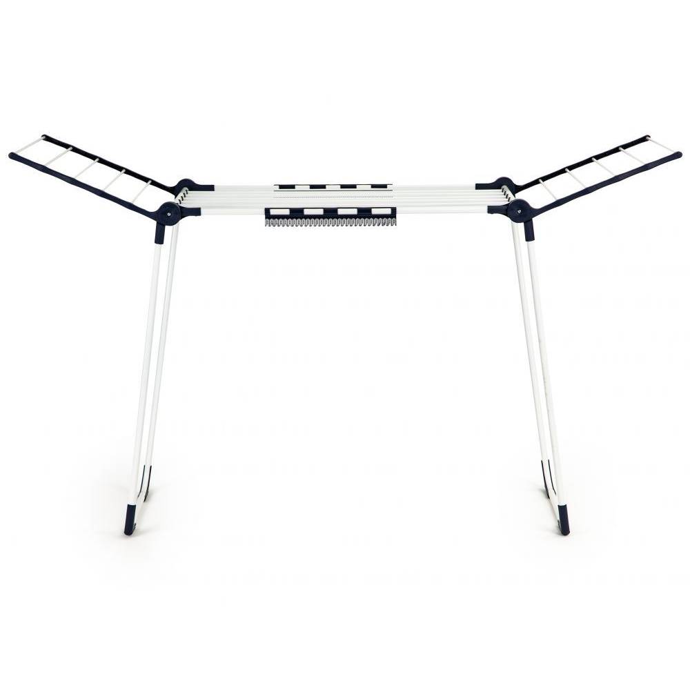 Uscator Pliabil de Rufe Bigshot BS03010JW, Mobil, Usor, cu Picioare Stabile, 172 x 58.5 x 92cm, Alb