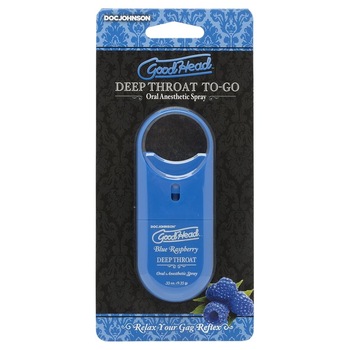 Spray pentru sex oral adanc, GoodHead Deep Throat Spray, aroma zmeura, 10 ml Spray pentru sex oral adanc, GoodHead Deep Throat Spray, aroma zmeura, 10 ml