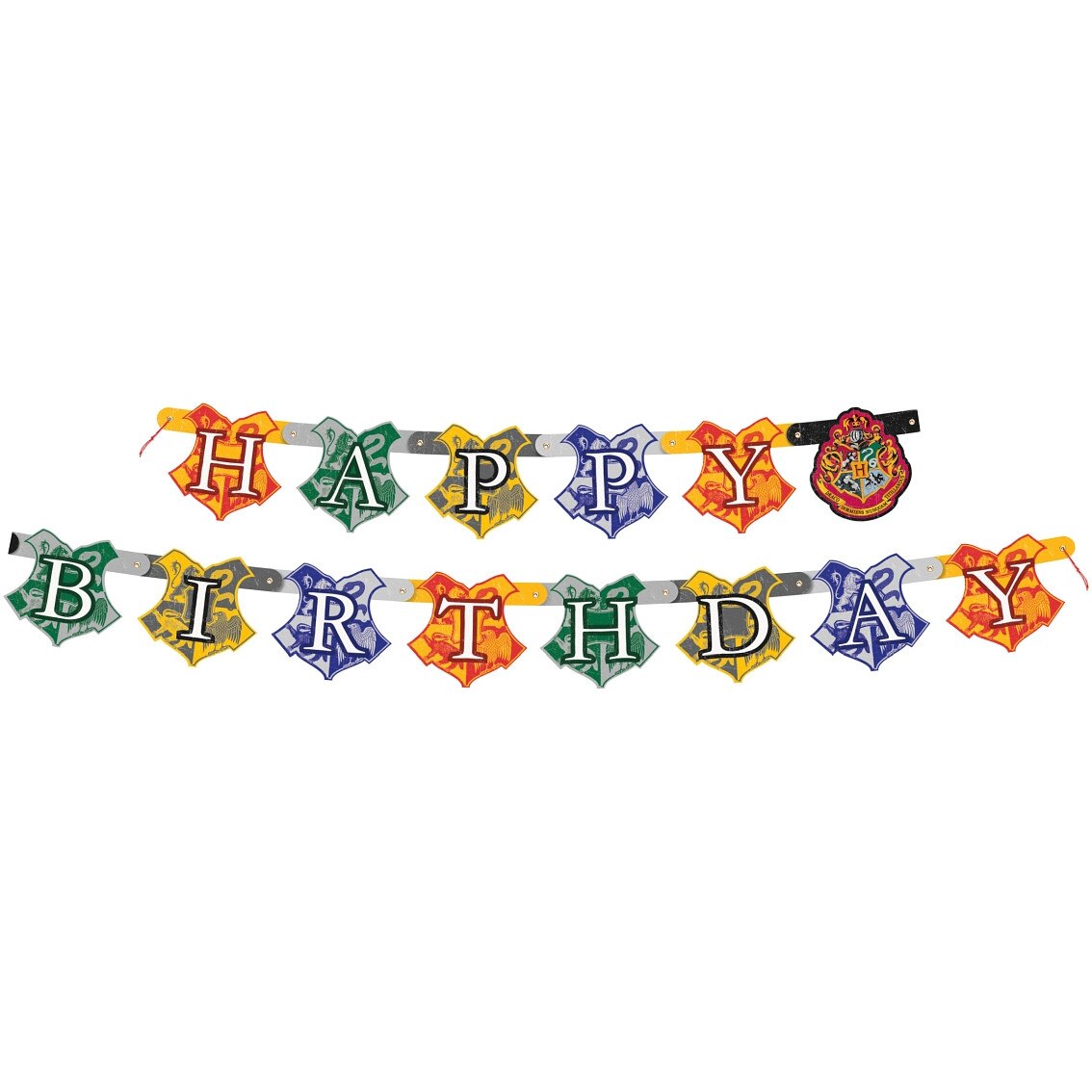 Banner Aniversar Happy Birthday Harry Potter, Multicolor, 182 cm