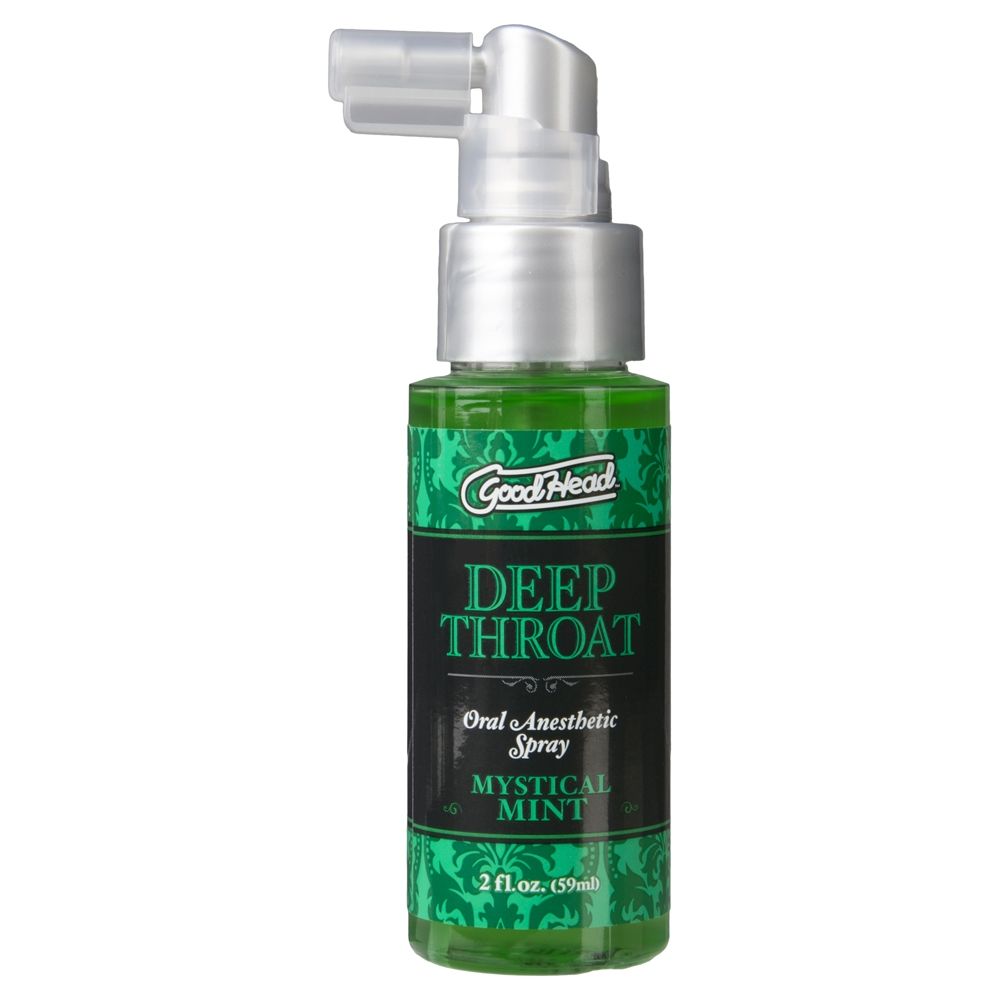 Spray pentru sex oral adanc, GoodHead Deep Throat Spray, aroma menta, 59 ml