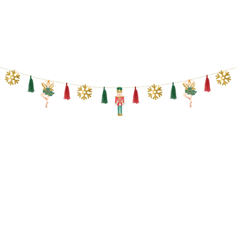 Ghirlanda Decorativa Craciun Spargatorul de nuci, Multicolor, 200 cm