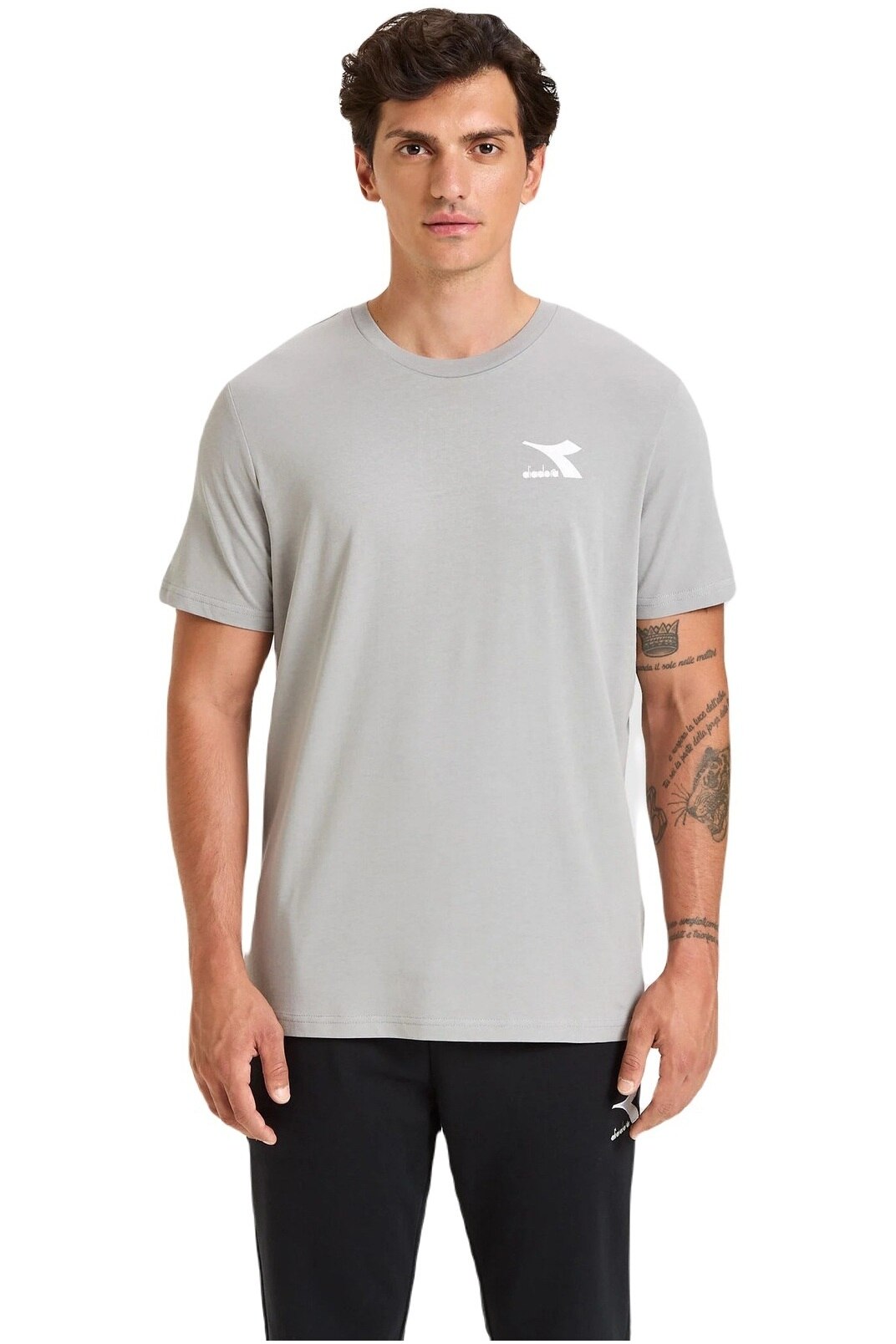Tricou Diadora SS Chromia, Gri