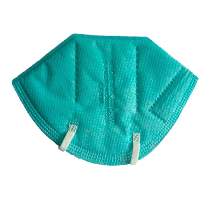 Masca de protectie calitate premium ambalate individual, standard FFP2/KN95 din 5 straturi, BFE>95, culoare Albastru deschis