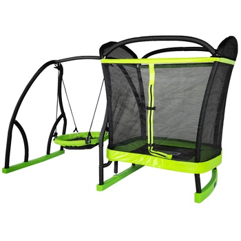 Trambulina 130 cm cu leagan 80 cm, My First Trampoline pentru copii, GTR 901 Trambulina 130 cm cu leagan 80 cm, My First Trampoline pentru copii, GTR 901