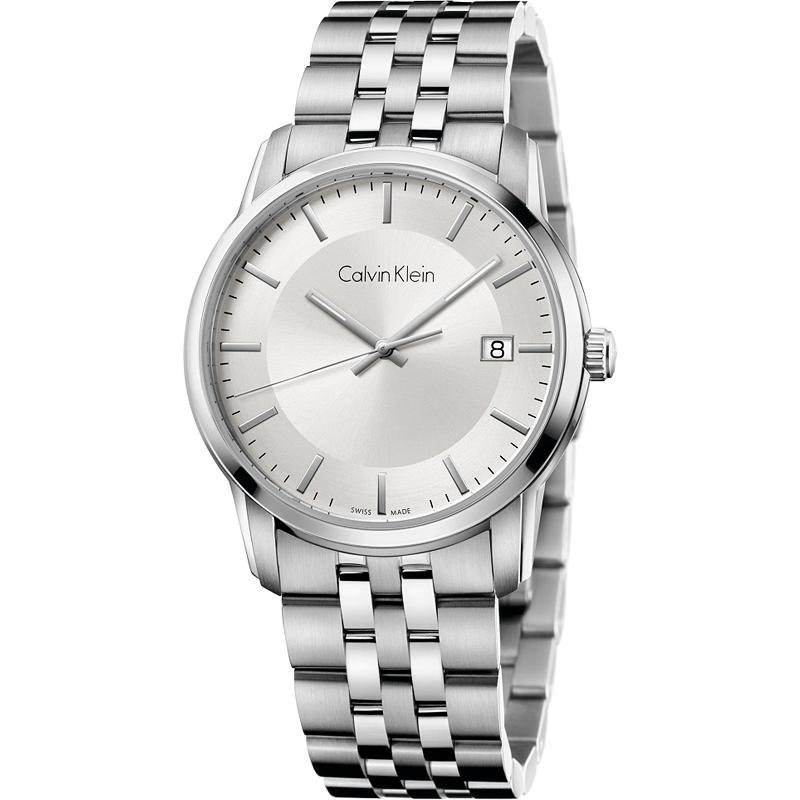 Ceas Calvin Klein Infin K5S31146, Otel inoxidabil, 3 ATM, Argintiu