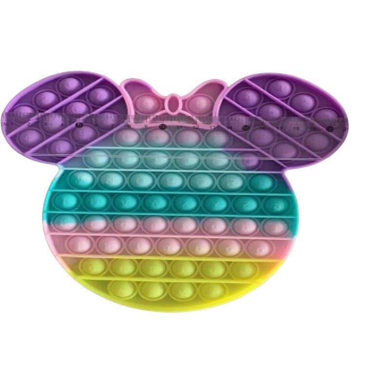 Jucarie antistres din silicon, Pop It Now and Flip It, Soricel, Multicolor