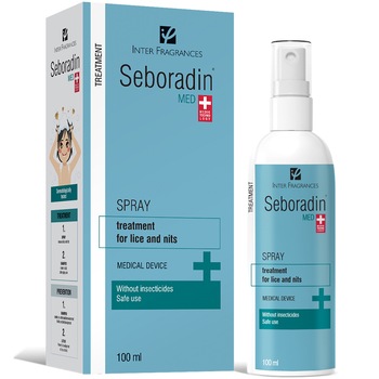 Spray tratament pentru paduchi si lindini Seboradin Med, 100 ml Spray tratament pentru paduchi si lindini Seboradin Med, 100 ml