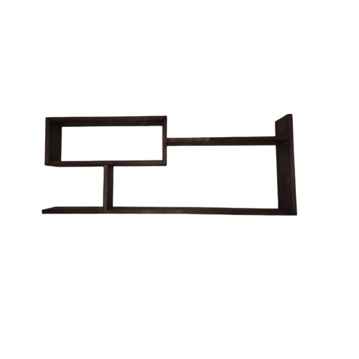 Raft de perete din lemn, Tokyo, 100x40x11.4 cm, Nuc