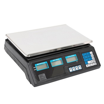 Cantar Electronic Digital de Piata Bigshot™, Afisaj Dublu, 30 Kg, Negru Cantar Electronic Digital de Piata Bigshot™, Afisaj Dublu, 30 Kg, Negru