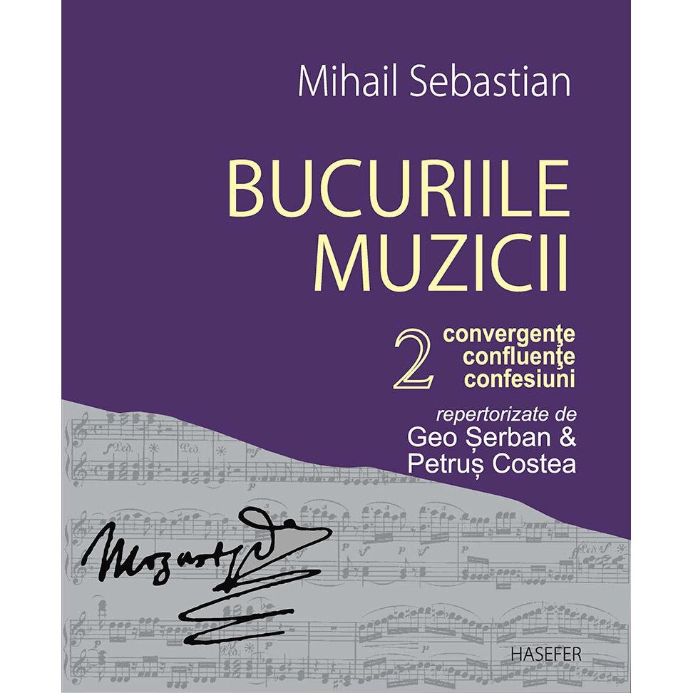 Bucuriile muzicii. Convergente, confluente, confesiuni repertorizate de Geo Serban si Petrus Costea. Volumul II, Mihail Sebastian
