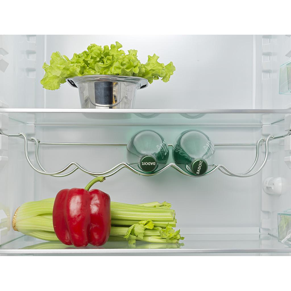 Frigider cu doua usi Snaige RF56NG-P5CBNF0, Compresor inverter, No Frost, Clasa F, 290 l, H 190 cm, Inox