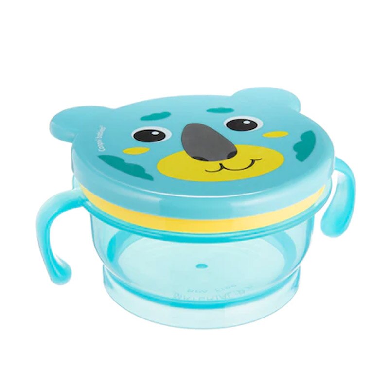 Castron cu capac 200 ml Canpol Babies 51/008A, Turcoaz 12 luni+