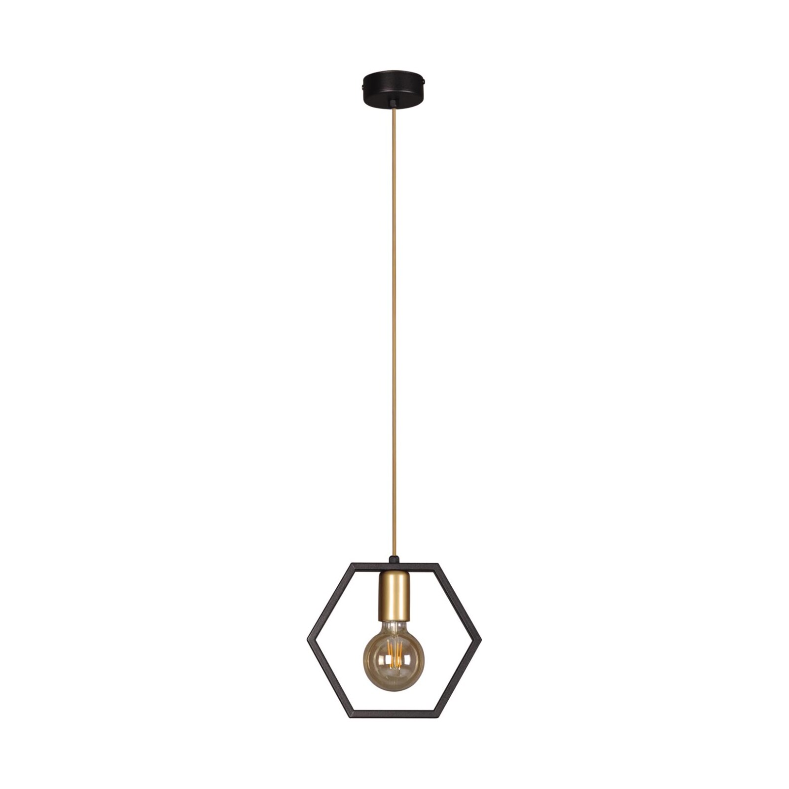 Lustra K-4720 HONEY, Auriu, cu 1 sursa de iluminare, E27, 60 W