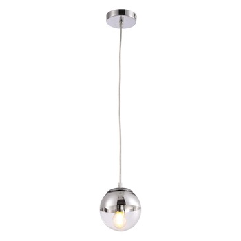 Lustra K-8034A-1 LAYLA,Crom, cu 1 sursa de iluminare, E14, 40 W Lustra K-8034A-1 LAYLA,Crom, cu 1 sursa de iluminare, E14, 40 W