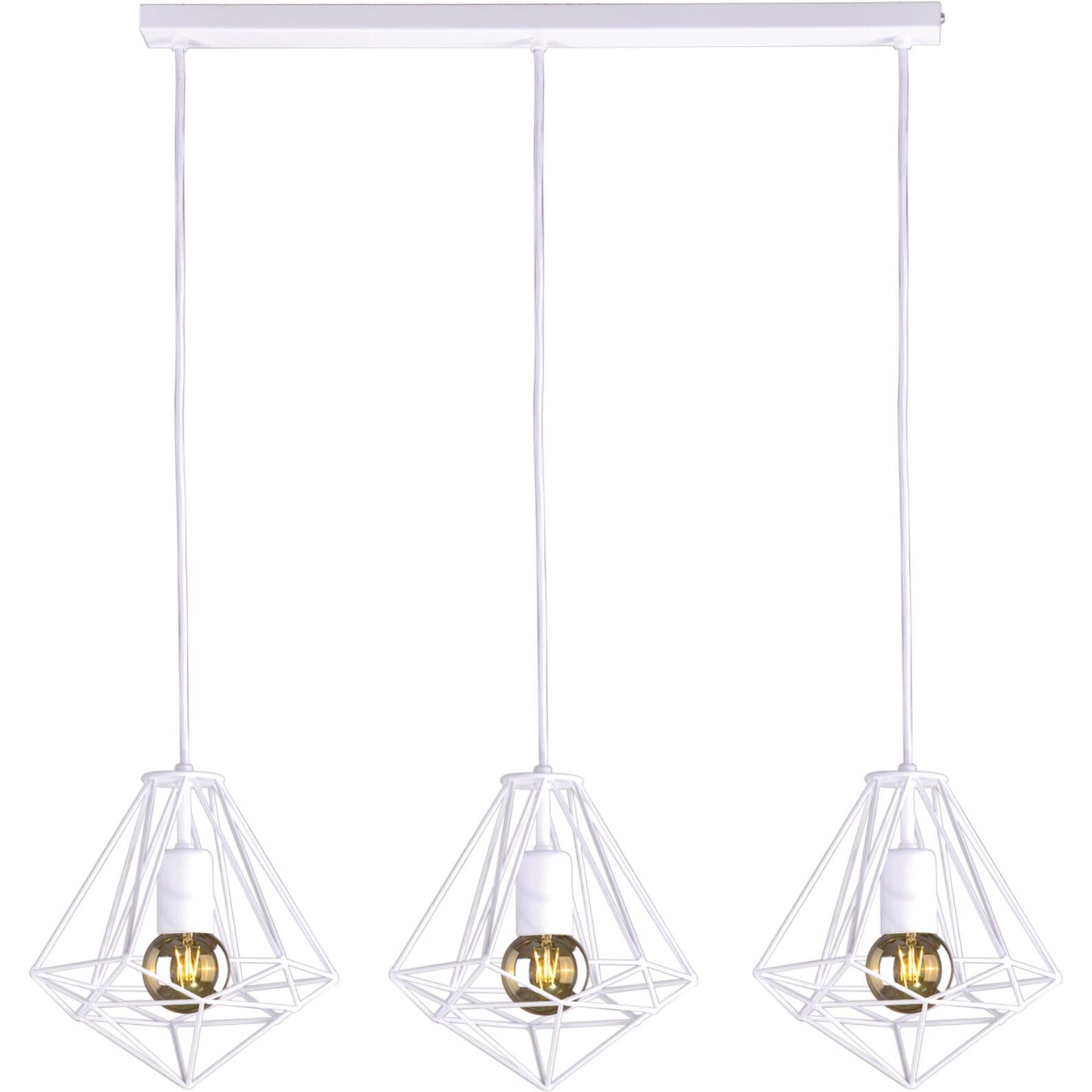 Lustra K-4005 MARKO II,Alb, cu 3 surse de iluminare, E27, 60 W