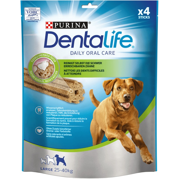 Dentalife Jutalomfalat kutyáknak, Large, 142g