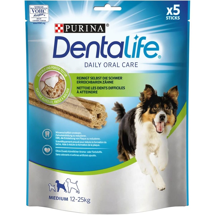 Dentalife Jutalomfalat kutyáknak, Medium, 115g