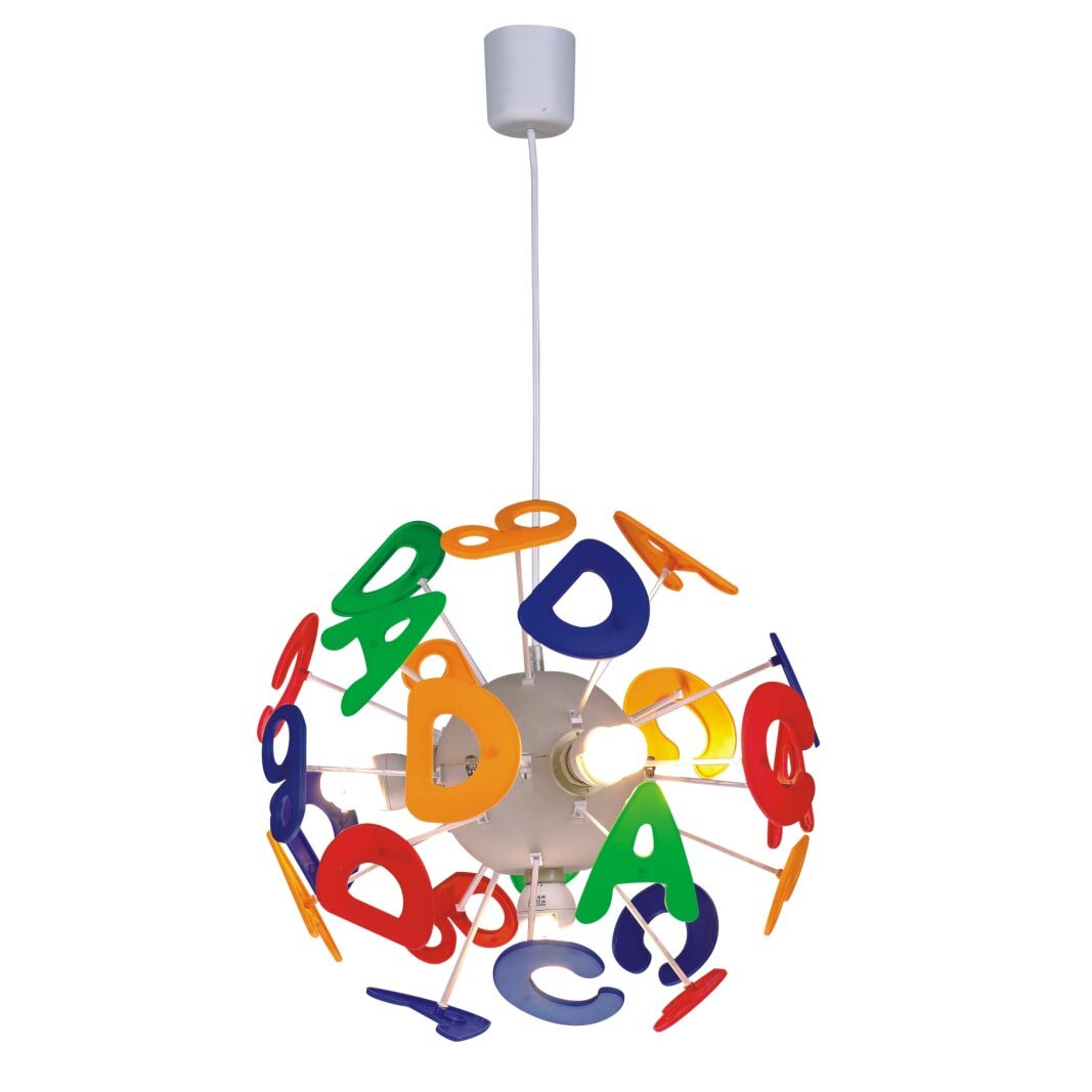 Lustra K-MD7085-4E LUGANO,Multicolor, cu 1 sursa de iluminare, E14, 40 W