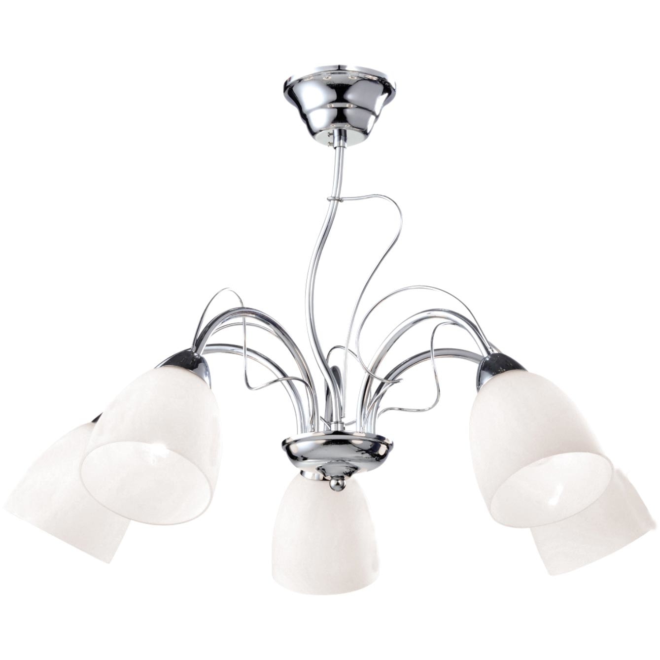 Lustra K-JSL-6218/5 CHR ARON,Crom, cu 5 surse de iluminare, E27,40 W