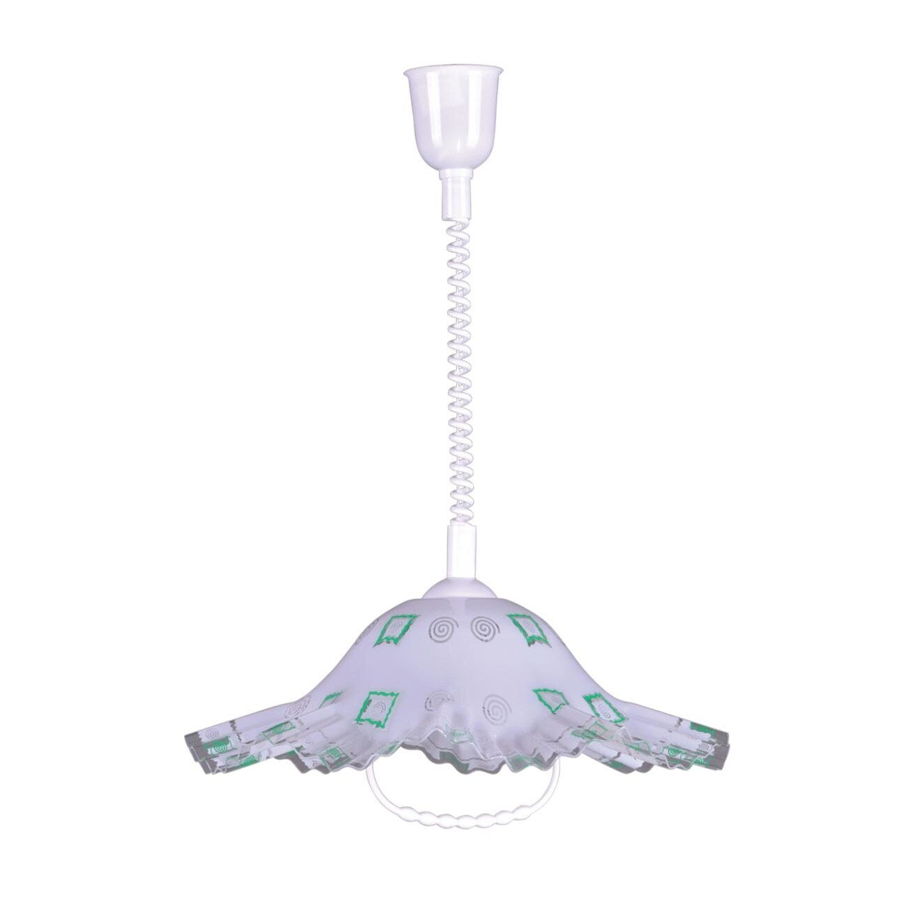 Lustra K-3263 LAMBADA,Alb, cu 1 sursa de iluminare, E27, 60 W