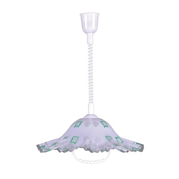 Lustra K-3263 LAMBADA,Alb, cu 1 sursa de iluminare, E27, 60 W Lustra K-3263 LAMBADA,Alb, cu 1 sursa de iluminare, E27, 60 W