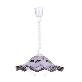 Lustra K-3265 LAMBADA,Alb/Maro, cu 1 sursa de iluminare, E27, 60 W Lustra K-3265 LAMBADA,Alb/Maro, cu 1 sursa de iluminare, E27, 60 W