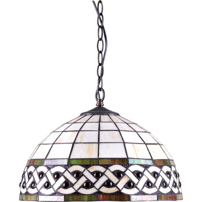 Lustra K-P162208 TIFANY,Multicolor, cu 1 sursa de iluminare, E27, 60 W