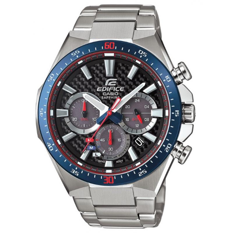 Ceas barbati Casio Edifice Scuderia Toro Rosso EFS-S520TR-1AER, Otel inoxidabil, 10 ATM, Argintiu