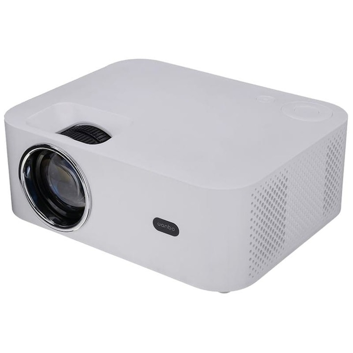 XIAOMI Wanbo X1 led видео проектор Wifi проекция на телефон, бял