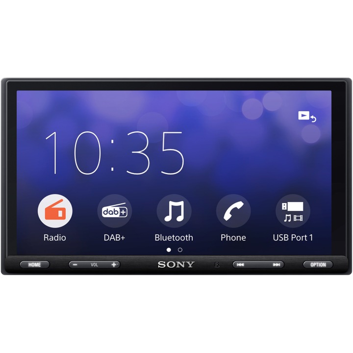 Авто мултимедиен плеър Sony XAVAX5650, Екран 6,95 инча, Android Auto, Apple CarPlay, WebLink Cast, Amplificator, 4 x 55W, USB, Черен