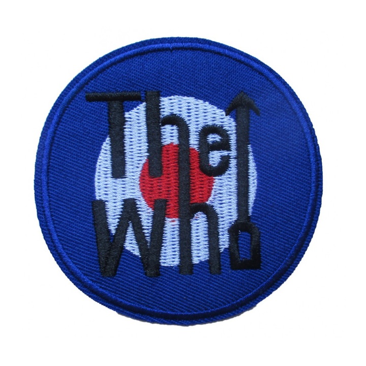 Petic textil model The who, multicolor, 7,5 cm