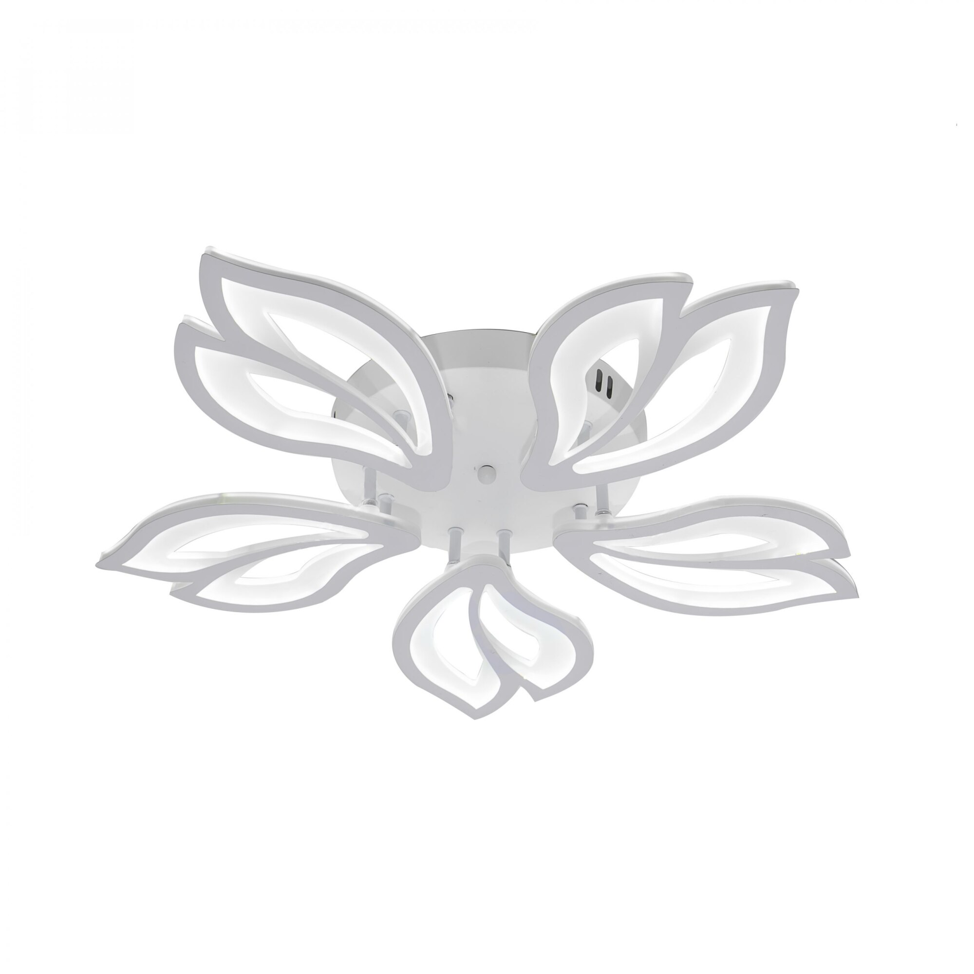 Lustra LED Clics PetalView, 140 W, Reglablila prin telecomanda, Lumina calda, rece, neutra