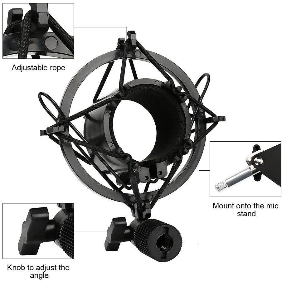 Zootop Mic Stand Vise Arm Set, Pop Filter Stand, Професионална