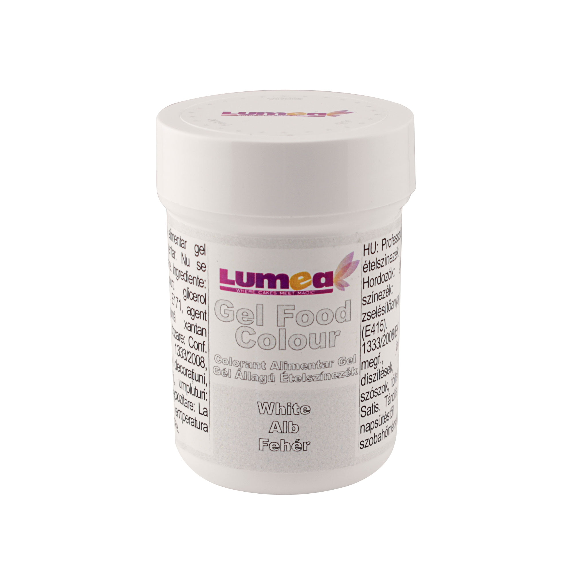Colorant alimentar gel alb, 30g - Lumea
