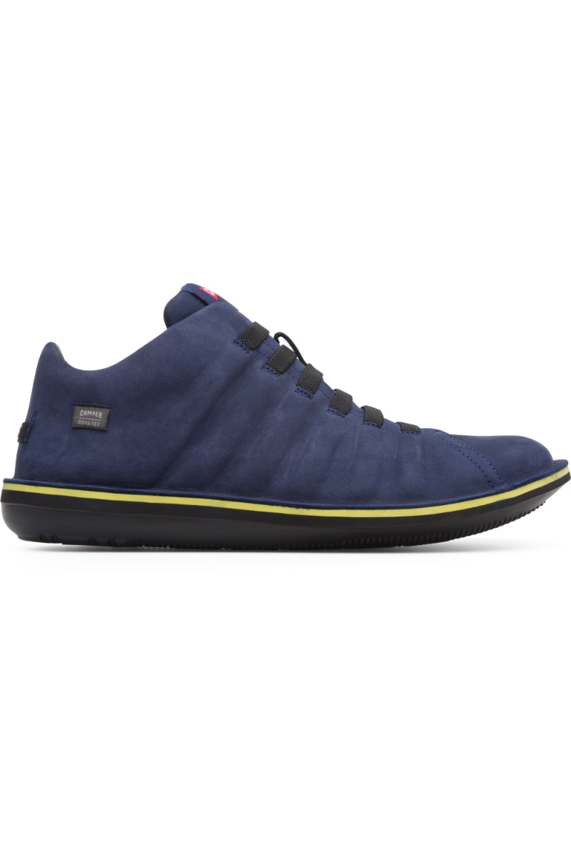Pantofi casual Beetle, Camper, Piele nabuc, Albastru inchis, Albastru inchis