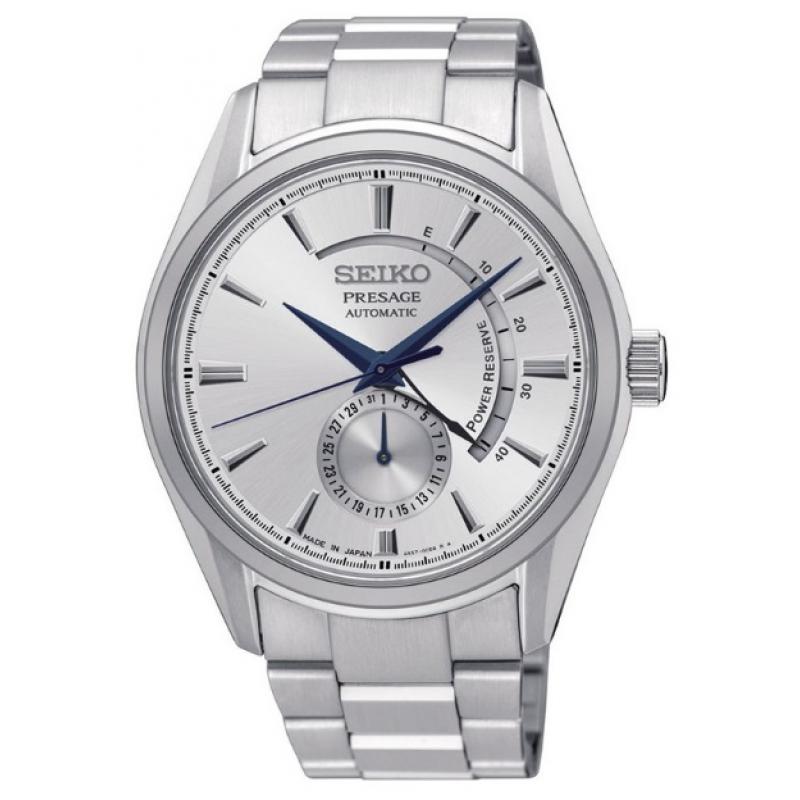 Ceas de Lux pentru barbati Seiko Presage Automatic SSA349J1, Argintiu