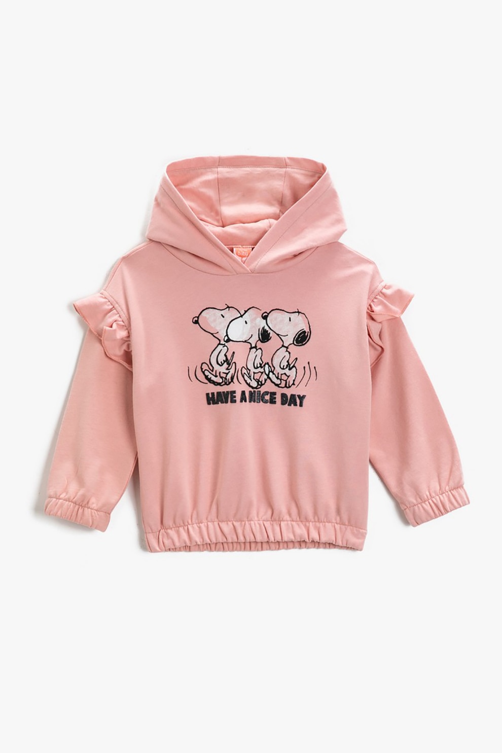 KOTON, Hanorac cu imprimeu cu Snoopy, Roz pastel