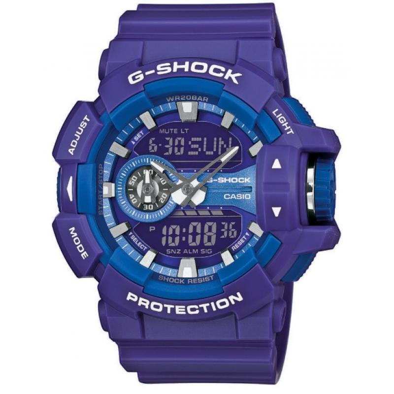 Ceas barbati Casio G-Shock GA-400A-6A, Rasina, 20 ATM, Mov