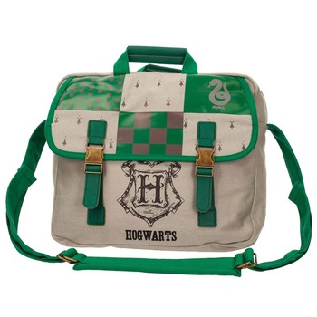 Geanta Harry Potter Slytherin , 35x30cm, Verde Geanta Harry Potter Slytherin , 35x30cm, Verde