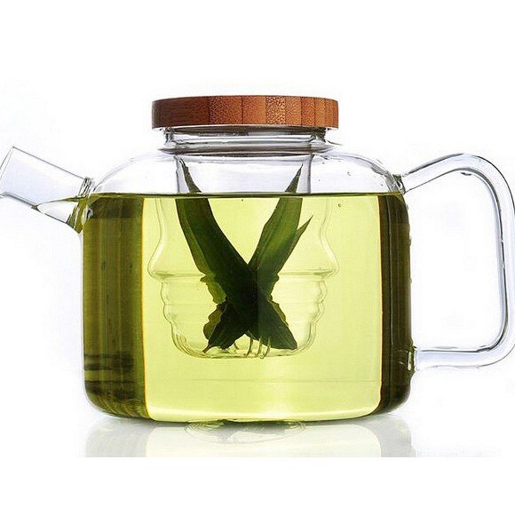 Ceainic Sticla Termorezistenta Two Faces