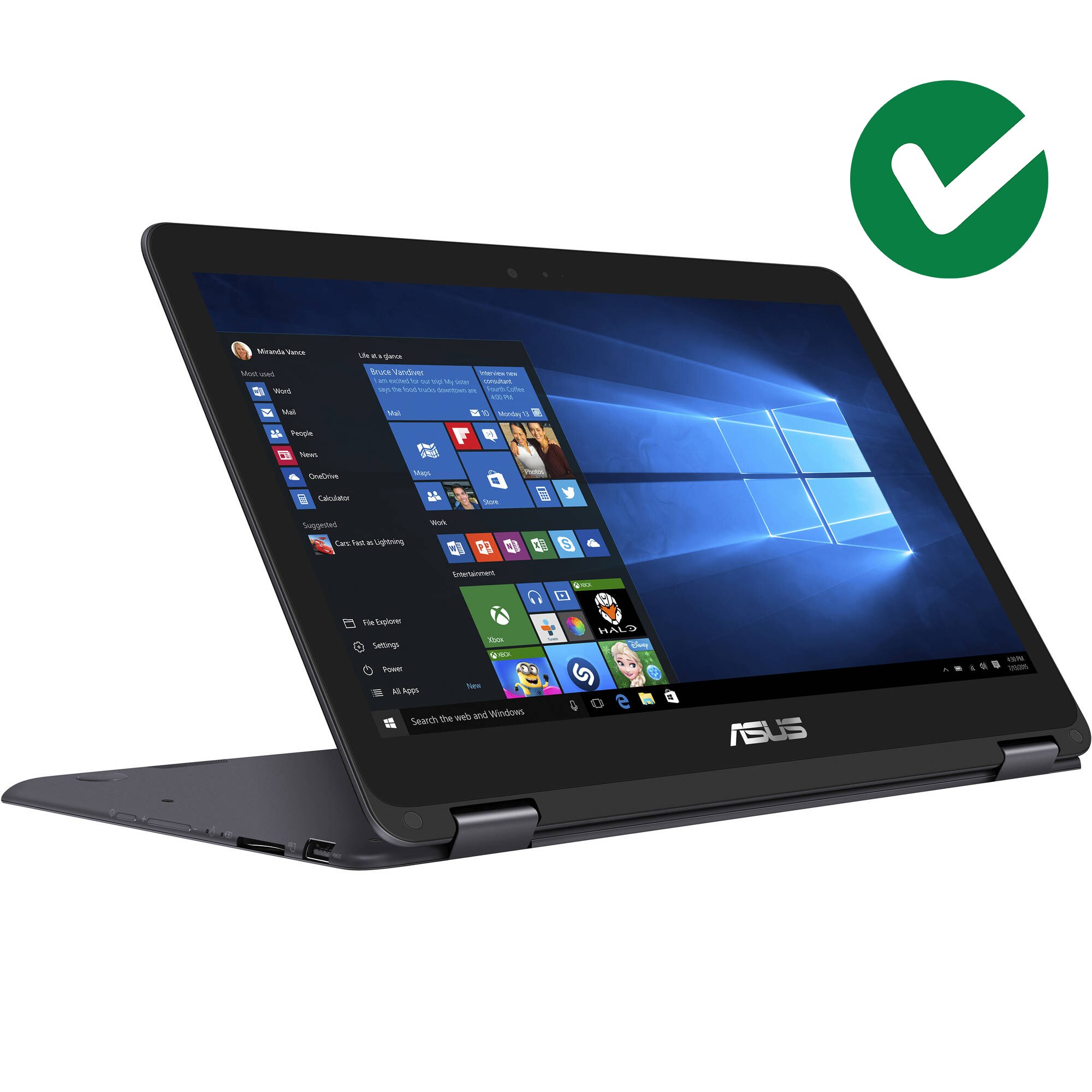 ASUS ZenBook Flip UX360CA-C4011T laptop, Intel® Core™ m3-6Y30