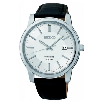 Ceas pentru barbati Seiko SGEH17P1, Curea din Piele, Negru Ceas pentru barbati Seiko SGEH17P1, Curea din Piele, Negru