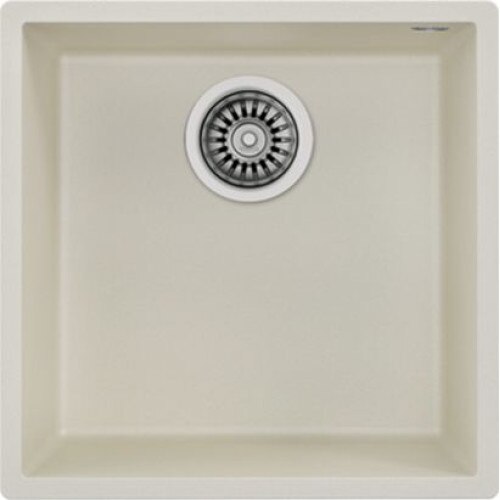 Chiuveta Teka SQUARE 40,40 TG , Crem , Sub-blat , Tegranit , 440 x 440 mm , o cuva