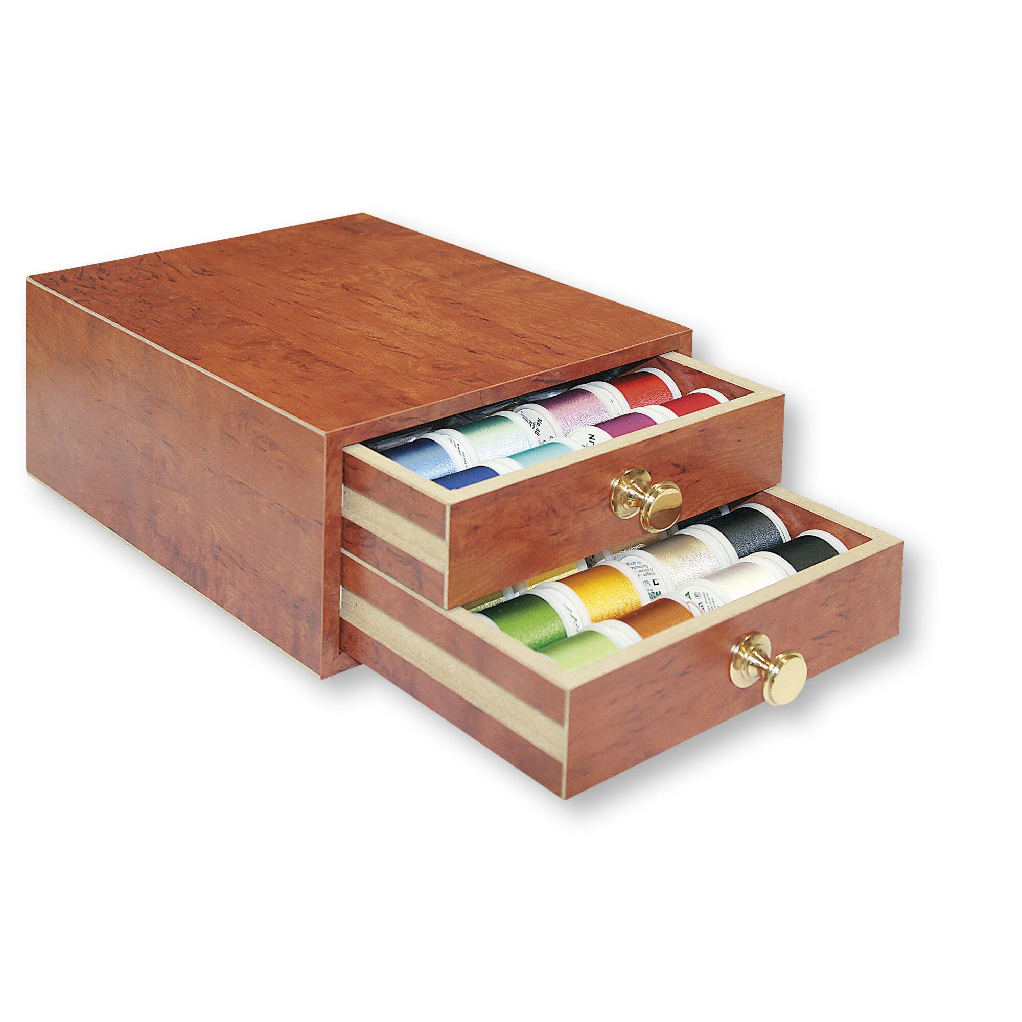 Mini scrin cu ata de brodat Rayon Madeira 8110, 48 de papiote, finete 40, 100% vascoza