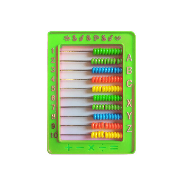 Numaratoare plastic cu 100 bile, verde, Vision®